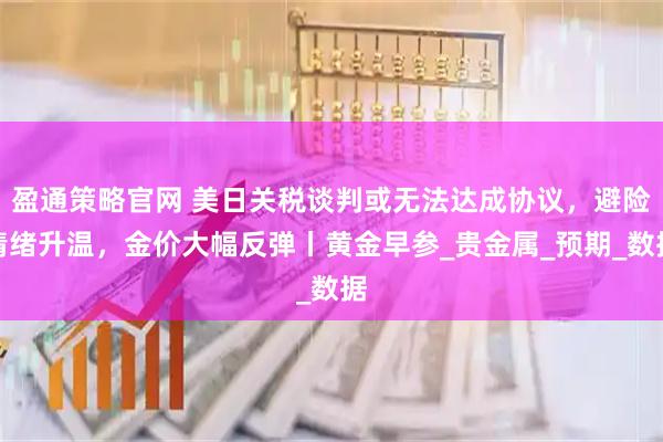 盈通策略官网 美日关税谈判或无法达成协议，避险情绪升温，金价大幅反弹丨黄金早参_贵金属_预期_数据